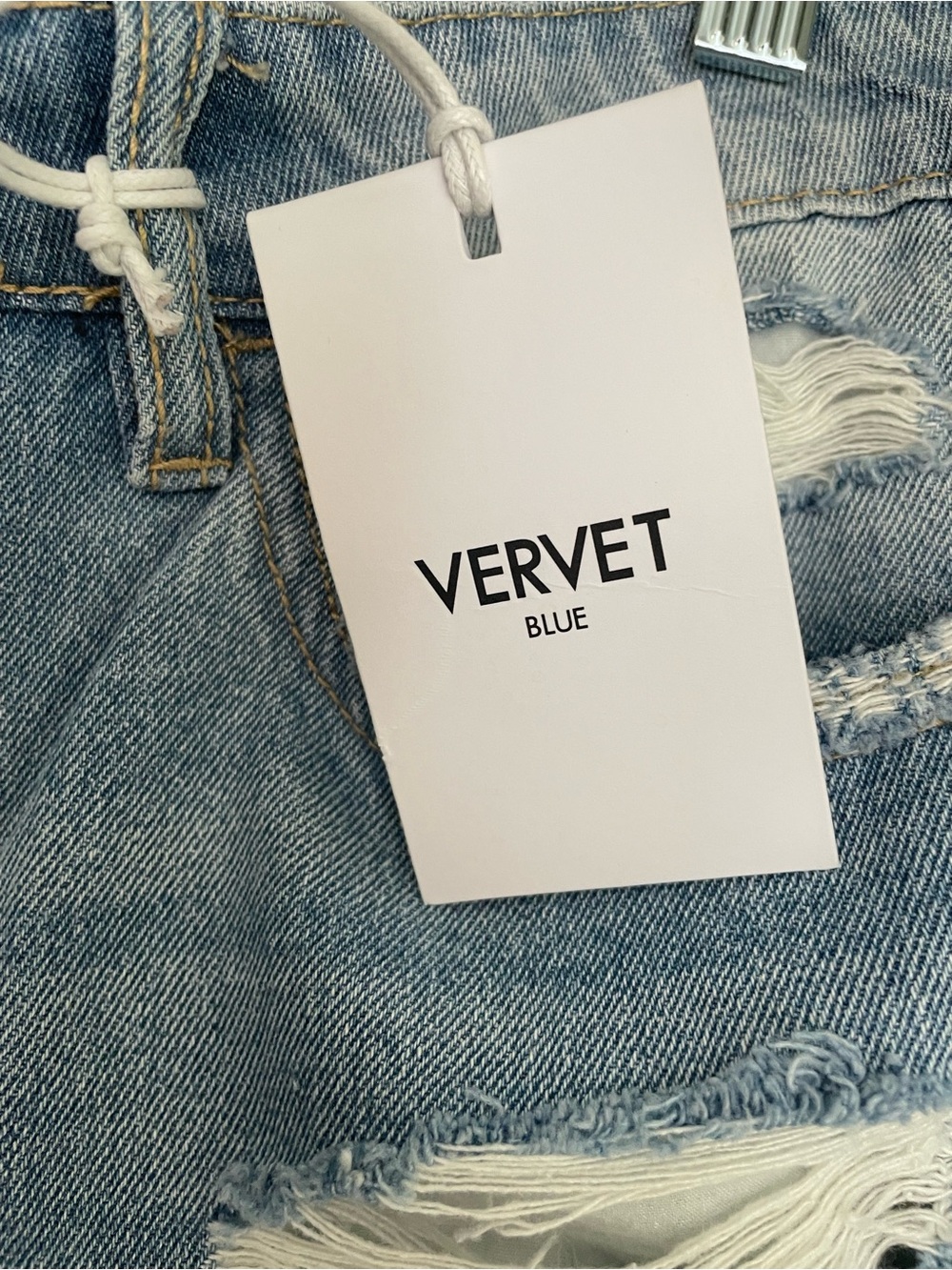 NWT Distressed Vervet jean denim shorts high rise - Picture 2 of 7
